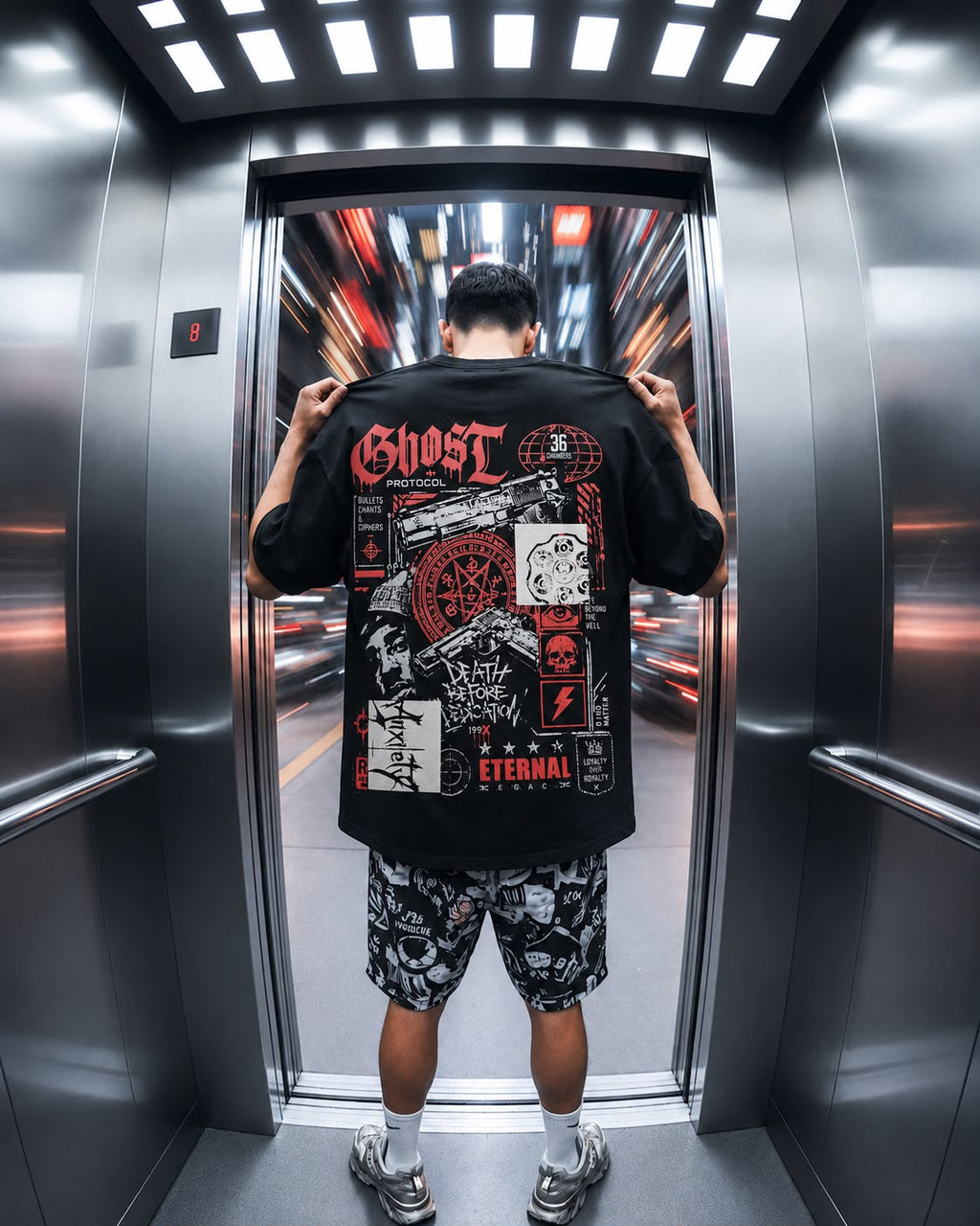 Silent Chaos Oversized Tee