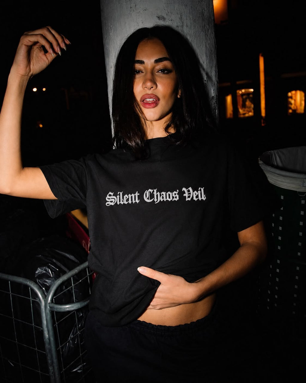 Silent Chaos Oversized Tee