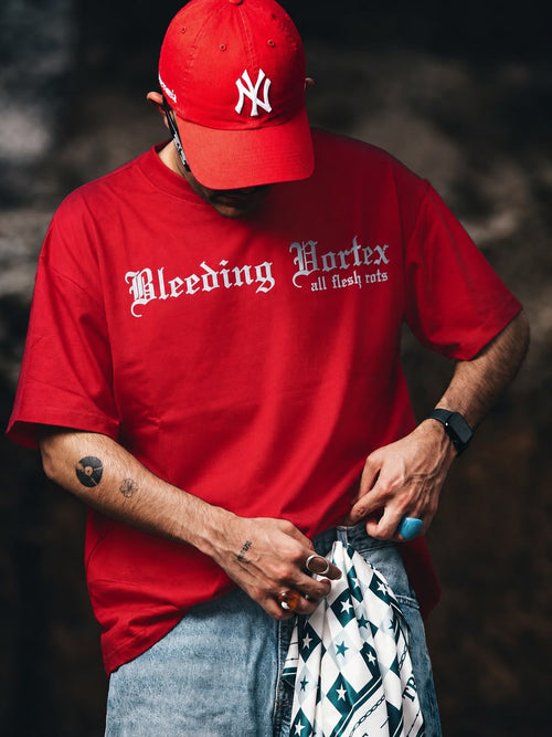 Bleeding Vortex Oversized Tee
